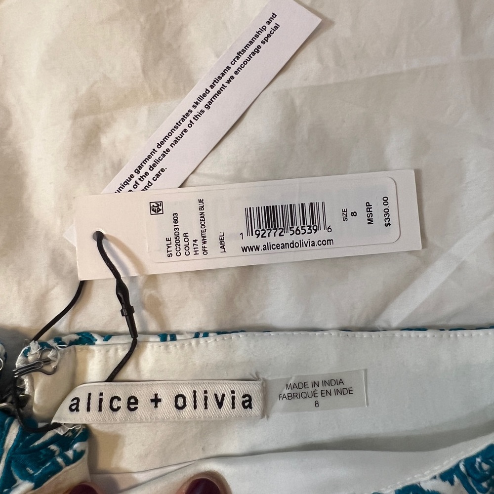 NWT Alice + Olivia Chriselle Embroidered Jacket - Picture 4 of 9